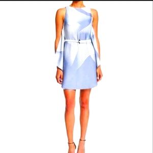 Halston Graphic Wing Dress